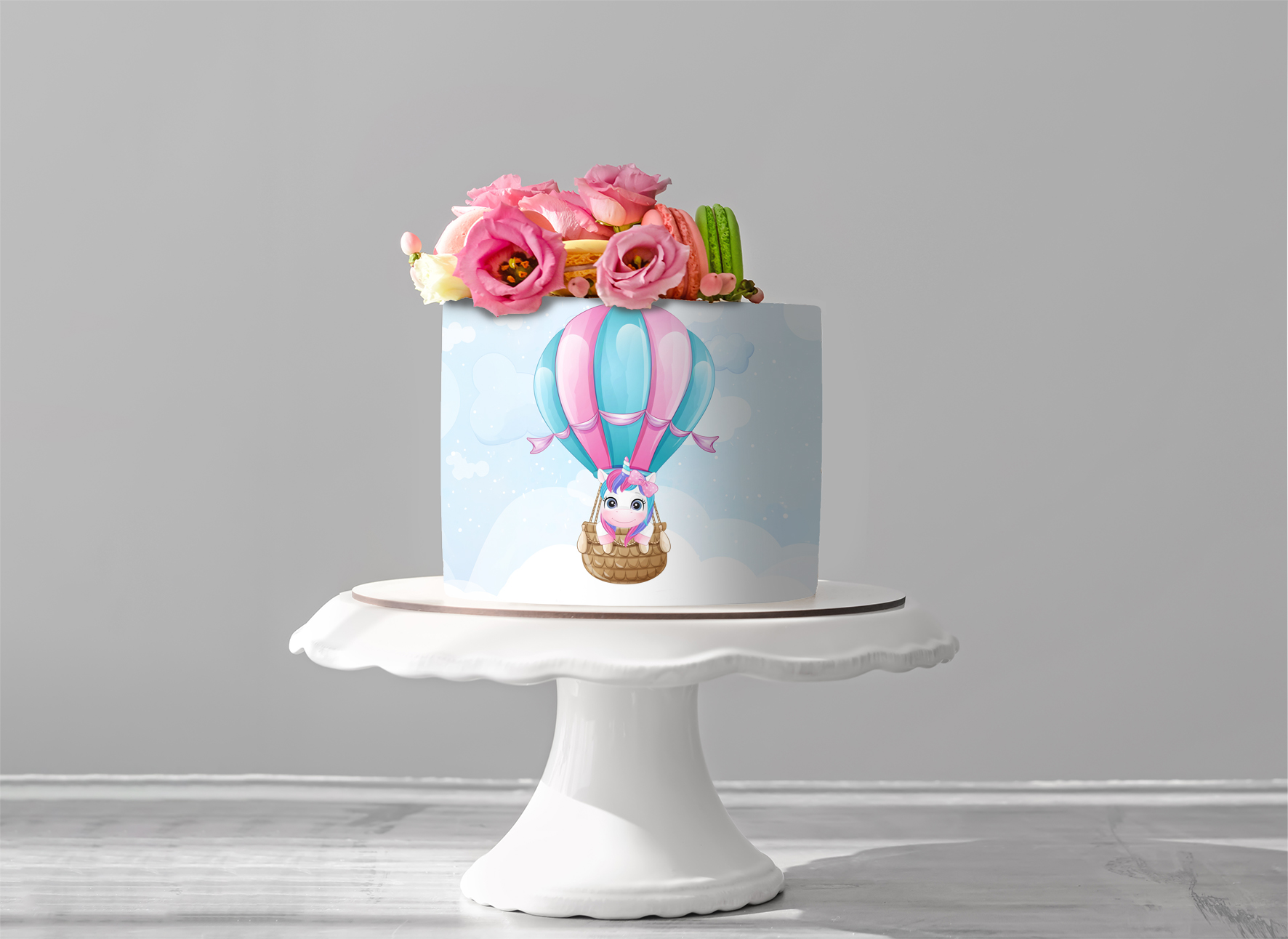 Deko Fondant Einhorn