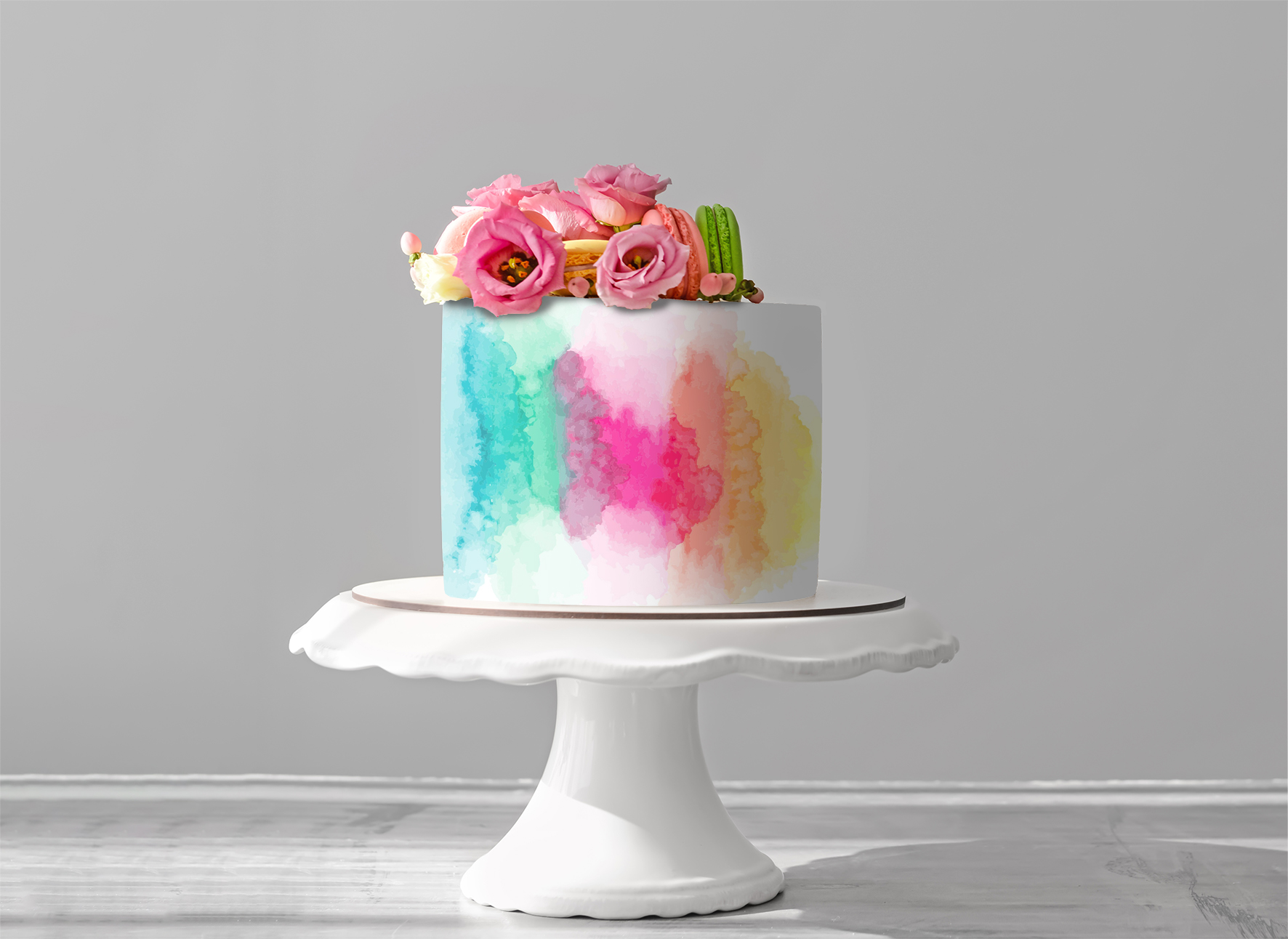 Deko Fondant Aquarell