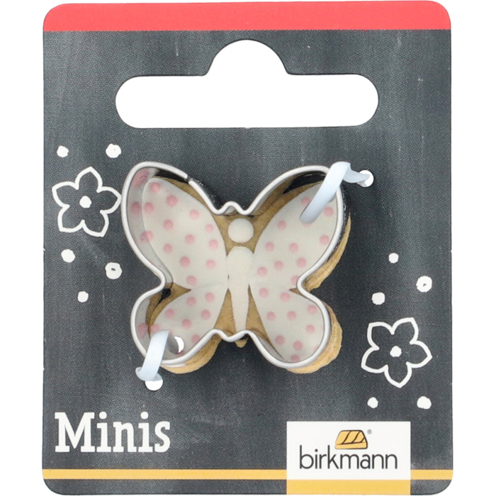 Mini-Ausstechform Schmetterling – Edelstahl – 2,6 cm