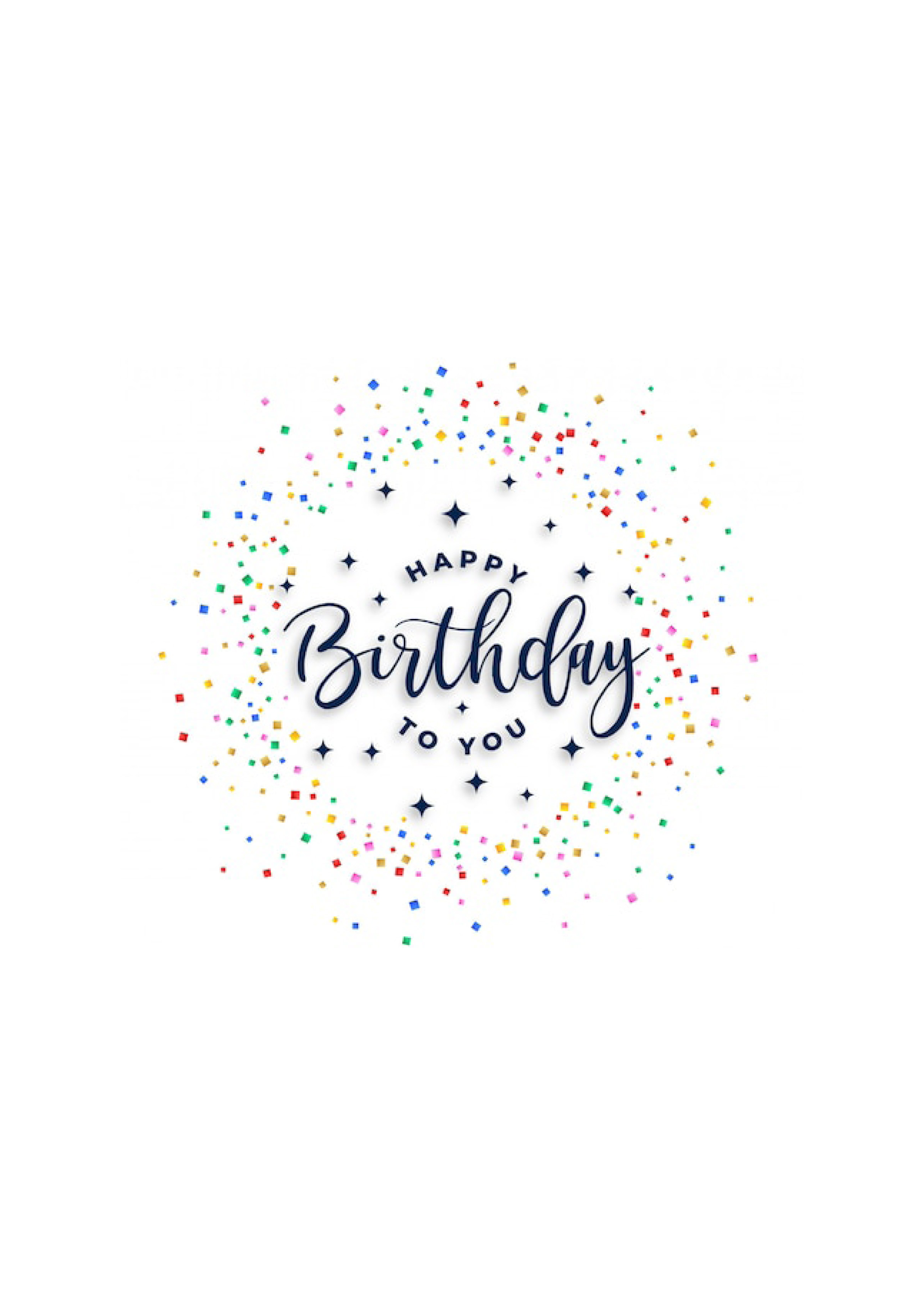 Tortenaufleger Happy Birthday