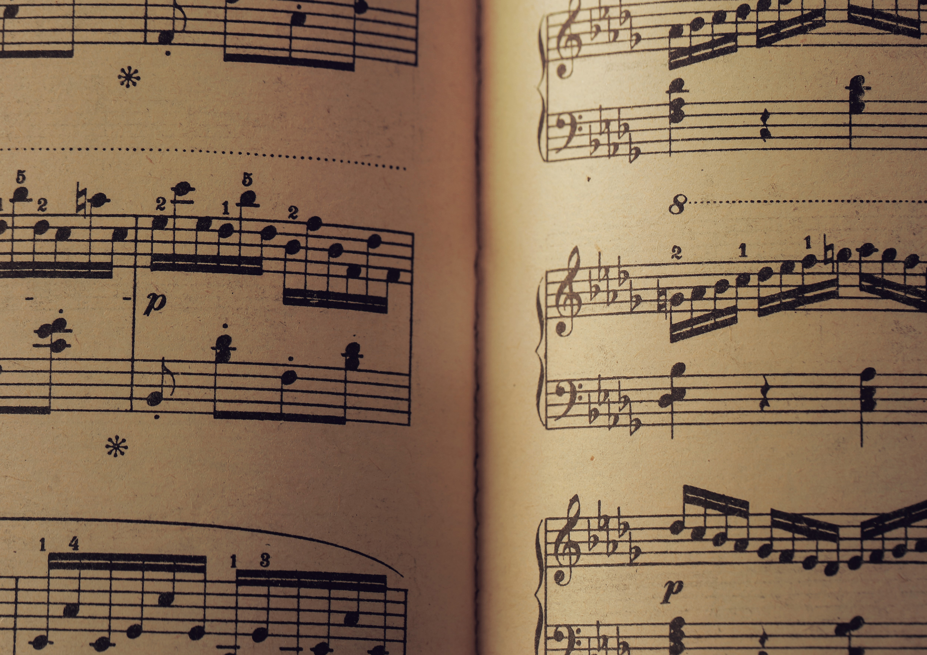 Deko Fondant  Notenblatt