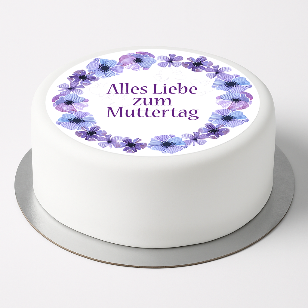 Tortenaufleger Muttertag