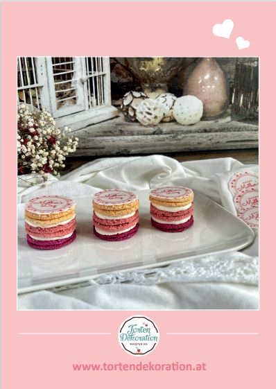 Rezeptkarte Ombre Törtchen
