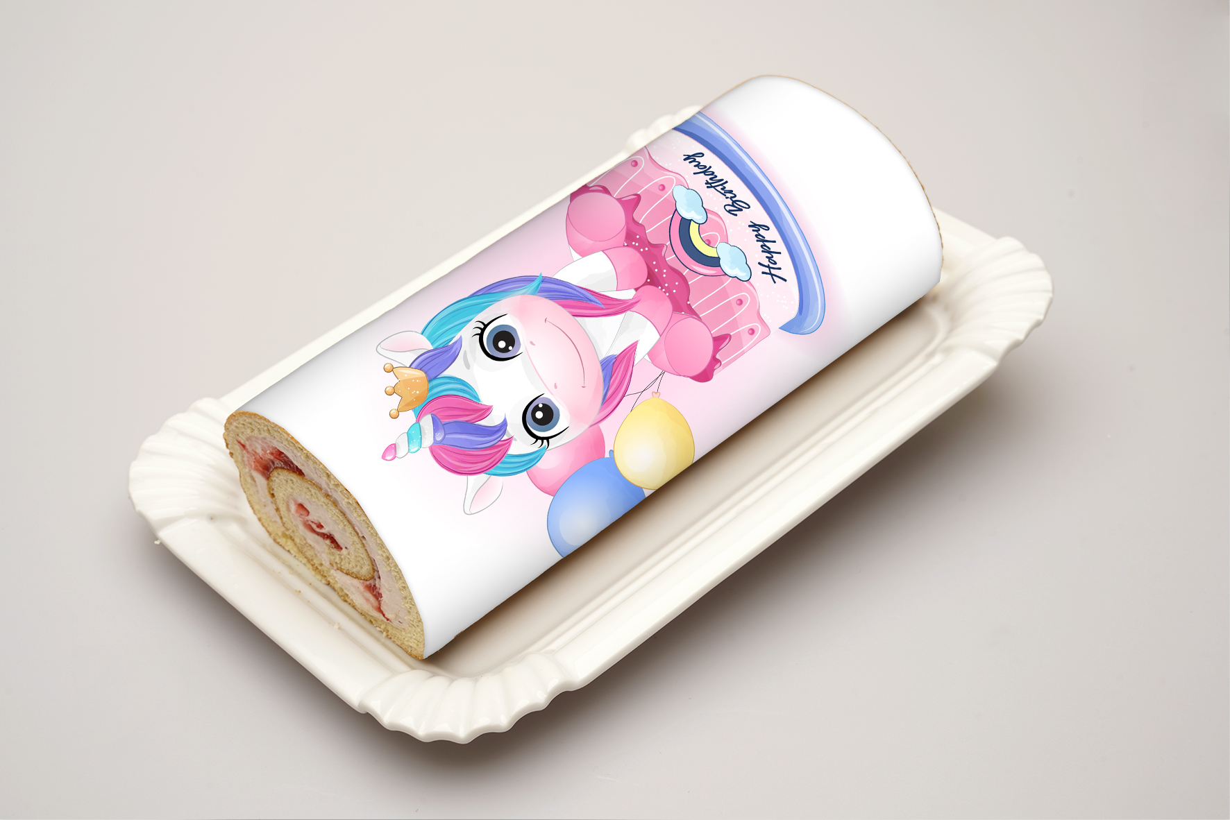 Rouladendekor Einhorn