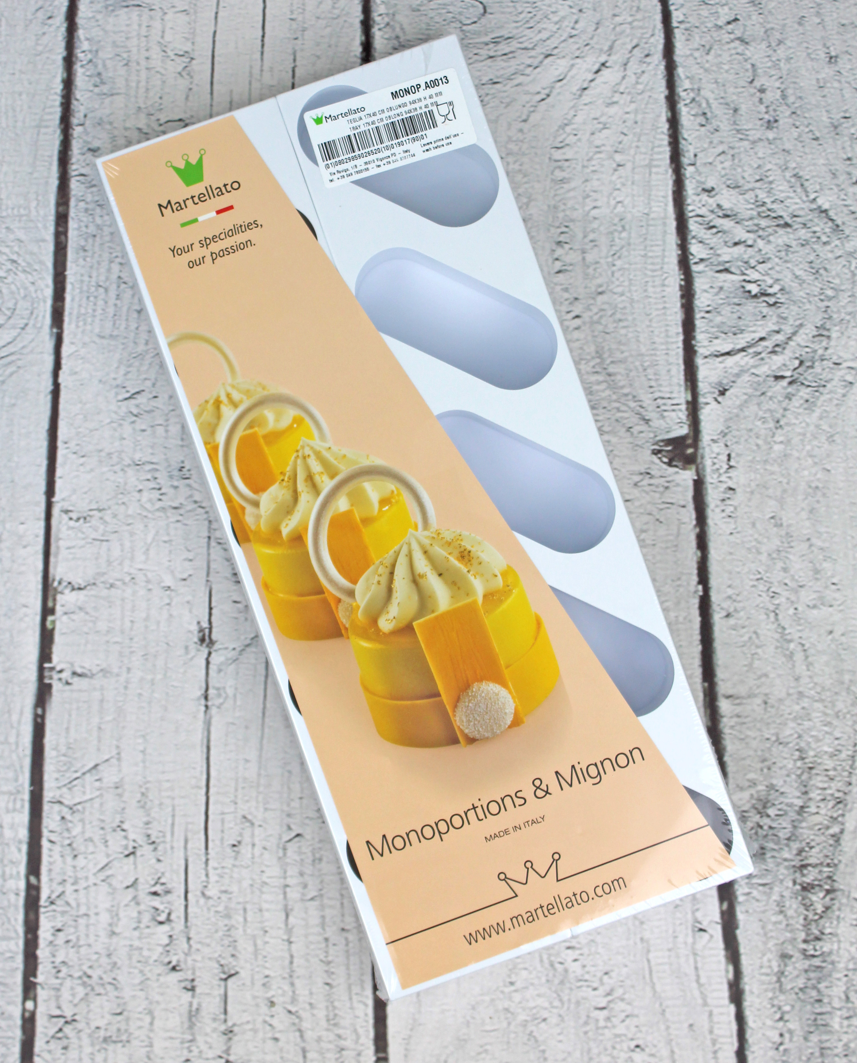 Dessertform-Set Petit-Fours - Oblong Törtchen