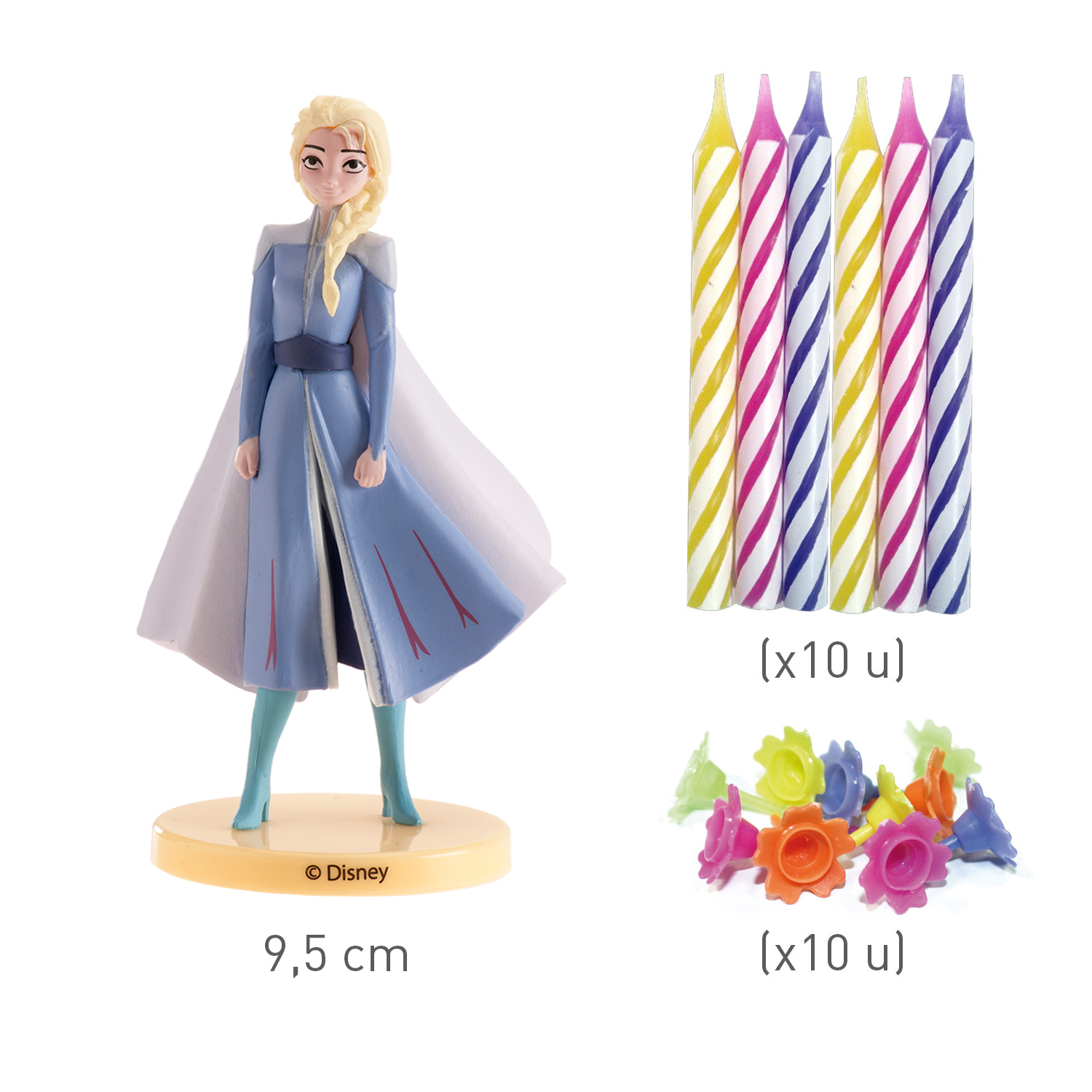 Dekorationsset für Elsa Torte – Perfekt für jeden Frozen Fan! 