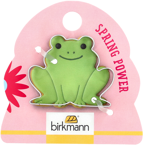 Frosch-Ausstecher ca. 3,5 cm – Edelstahl Keksausstecher Frosch