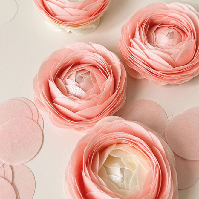 Dünne farbige Waffelblätter A4