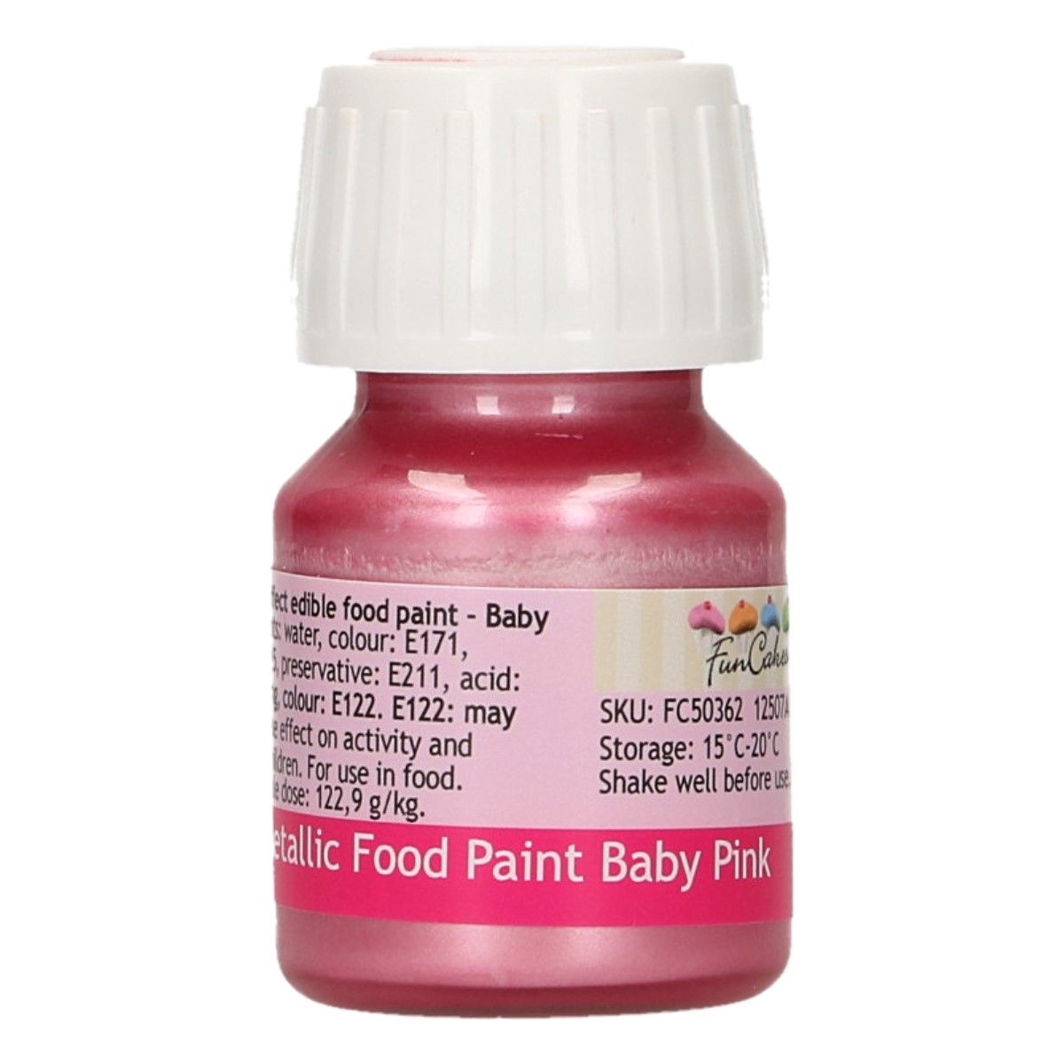 Essbare Farbe Metallic Baby Pink