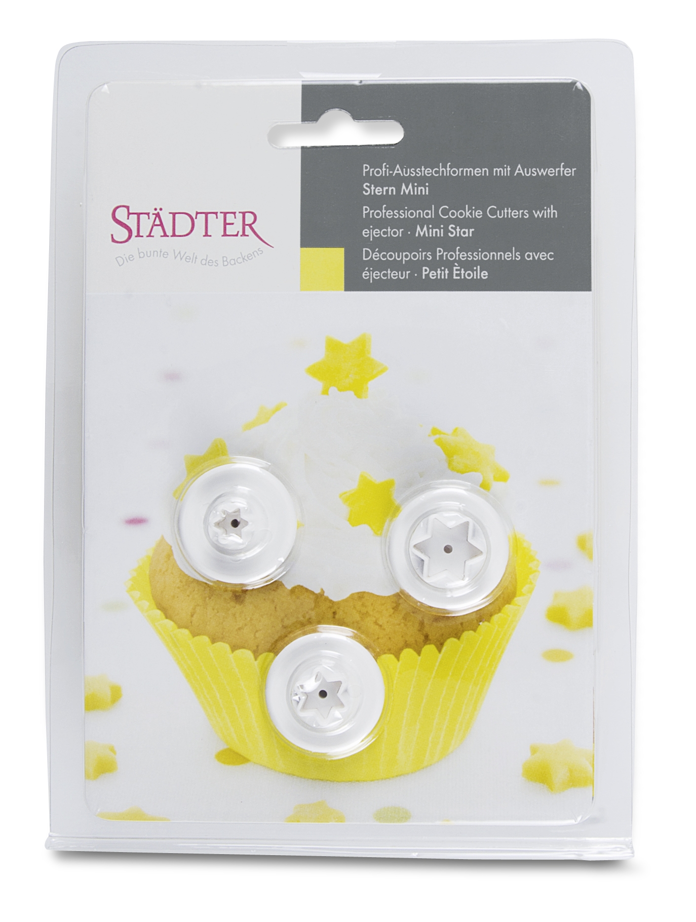 Ausstecherset Mini Sterne 3-teilig