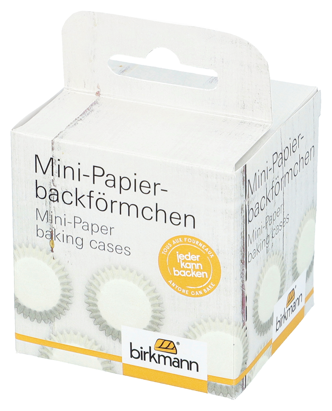 MINI-PAPIERBACKFÖRMCHEN WEIß | Ø 4,5 CM | 2,5 CM HOCH