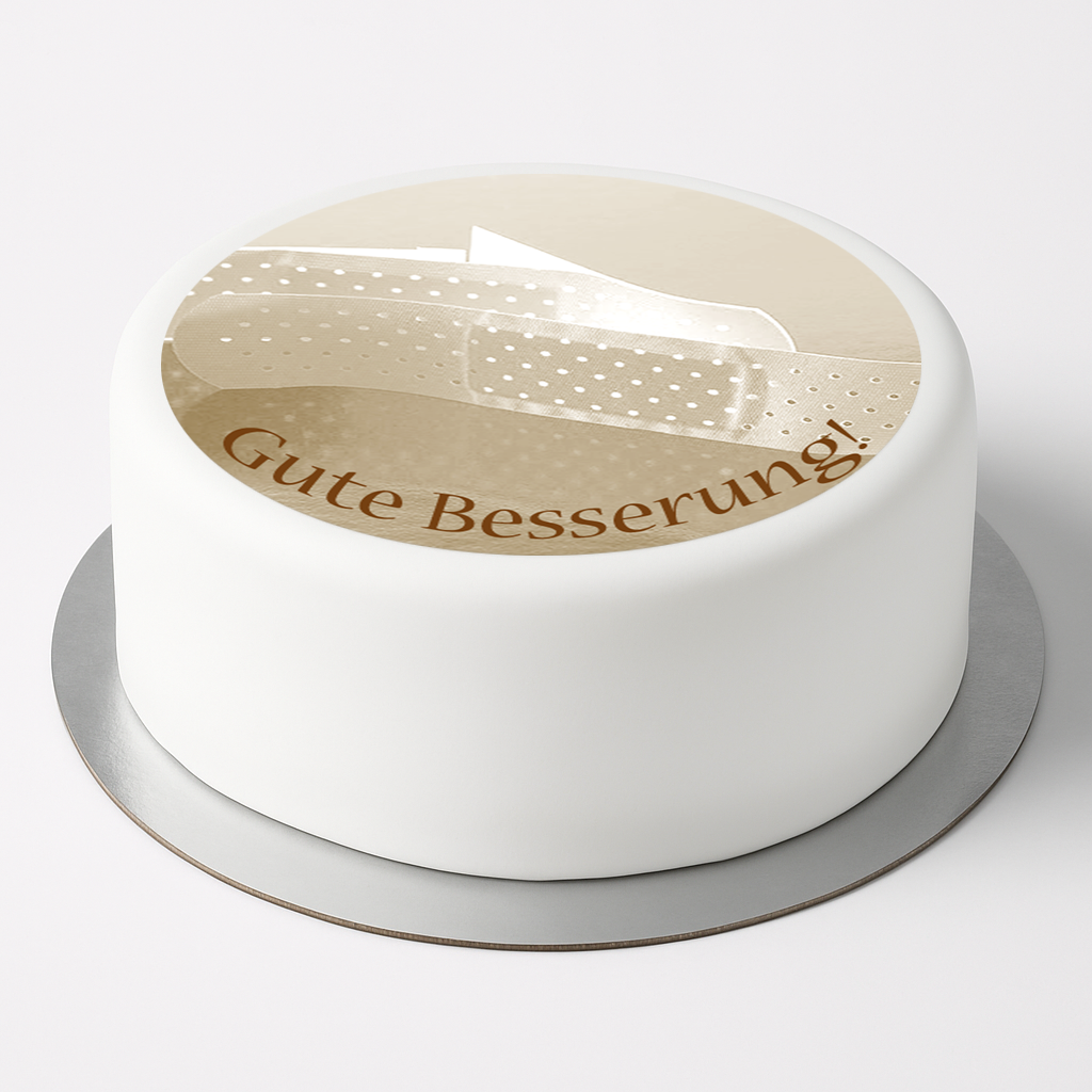 Tortenaufleger Gute Besserung!