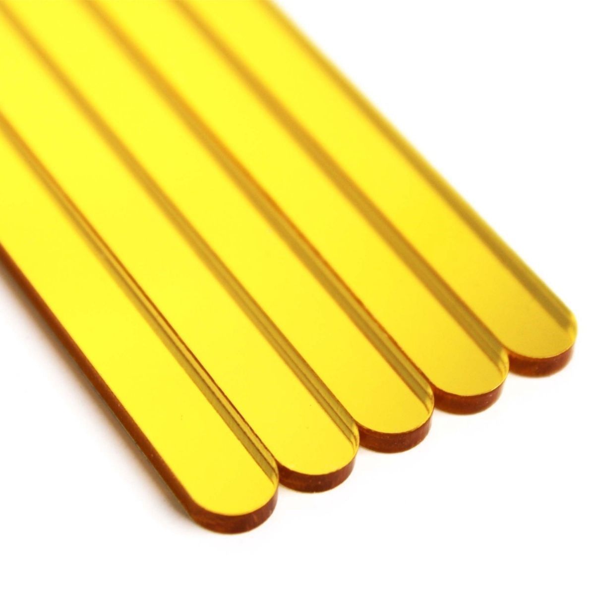  Cakesicle Sticks pk/10 - Verspiegeltes Gold - 76mm