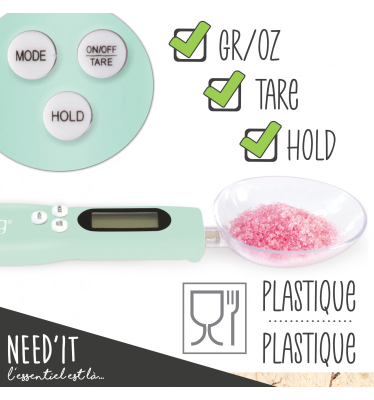 Digitale Präzisions-Löffelwaage