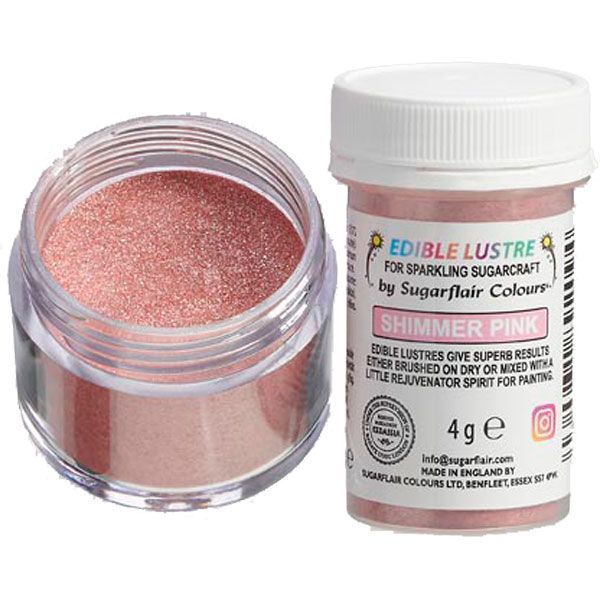 Glitter Puder Lustre Shimmer Pink 4g