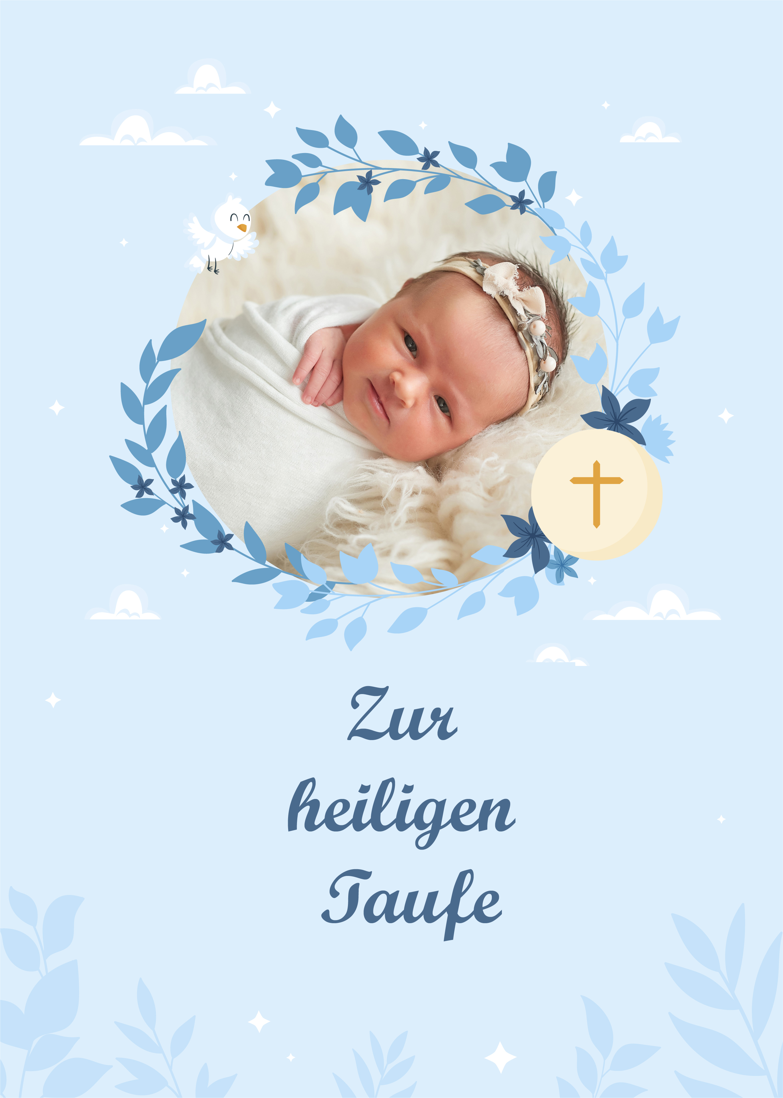Rouladendekor Taufe 