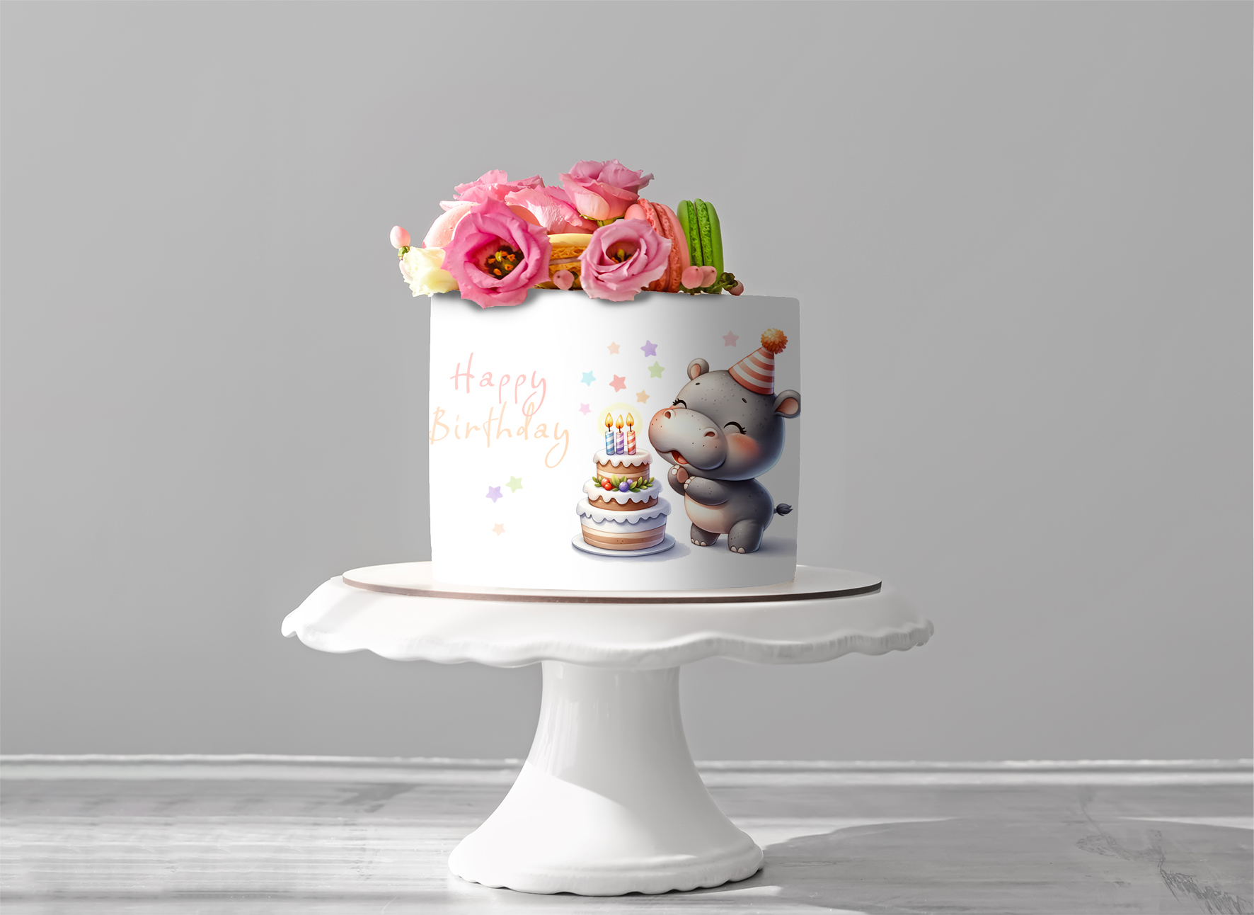 Deko Fondant  Geburtstag   