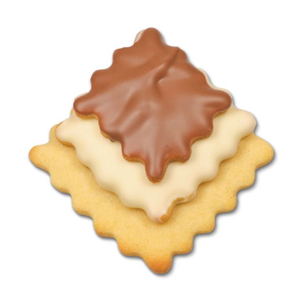 Terrassen-Ausstecher - Quadrat - gewellt - Set, 3-teilig