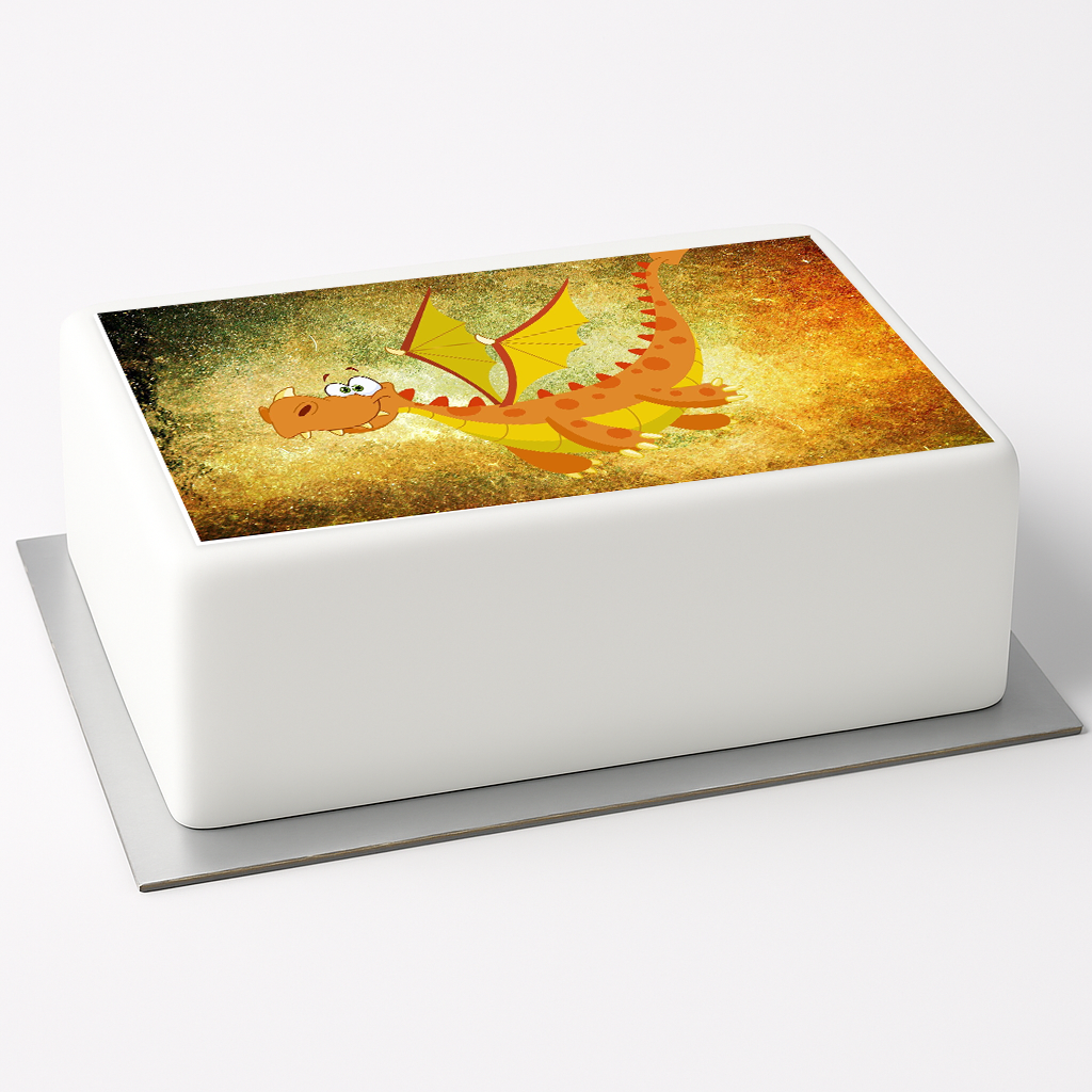 Tortenaufleger Drache