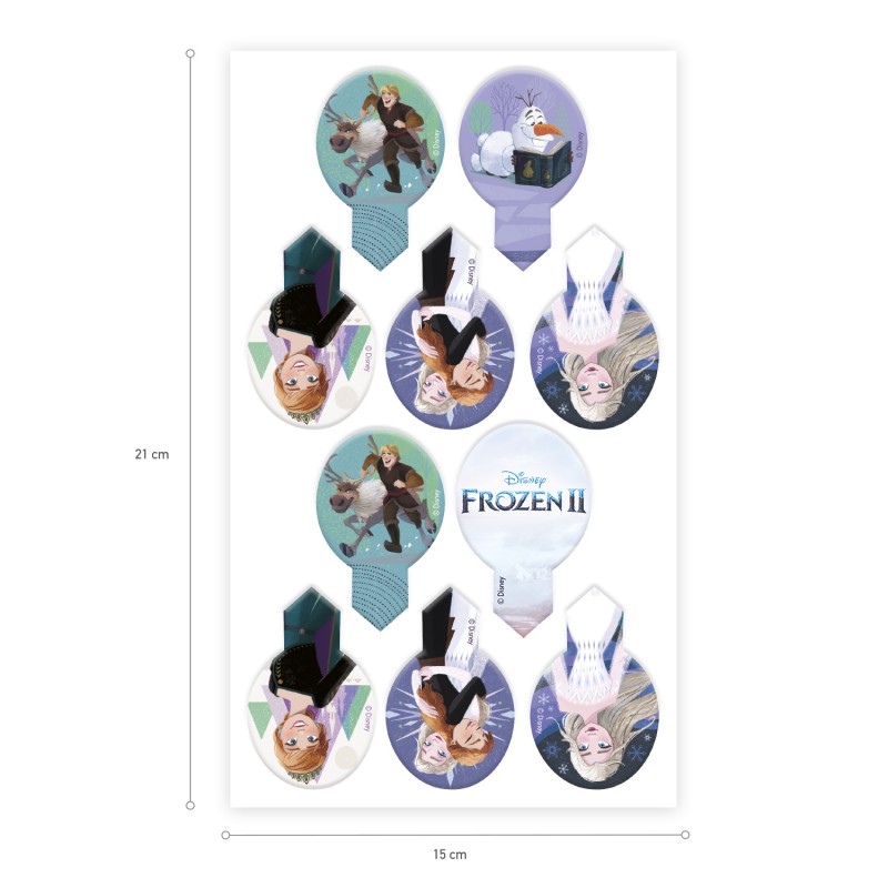 Frozen Eiskönigin Muffinaufleger Oblate | 10 Stück