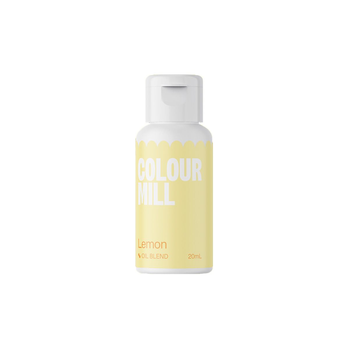Colour Mill Oil Blend Lemon 20 ml – Lebensmittelfarbe ölbasierend Zitronengelb