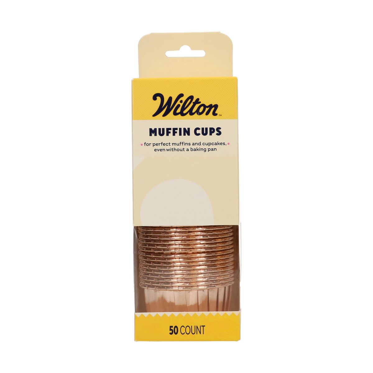 Wilton Muffin Cups Vintage Gold – 50 Stück | Edle Muffinförmchen