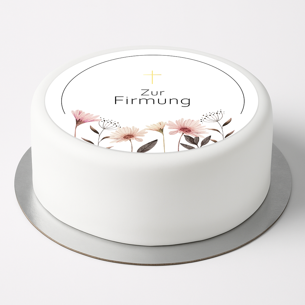 Tortenaufleger Firmung   