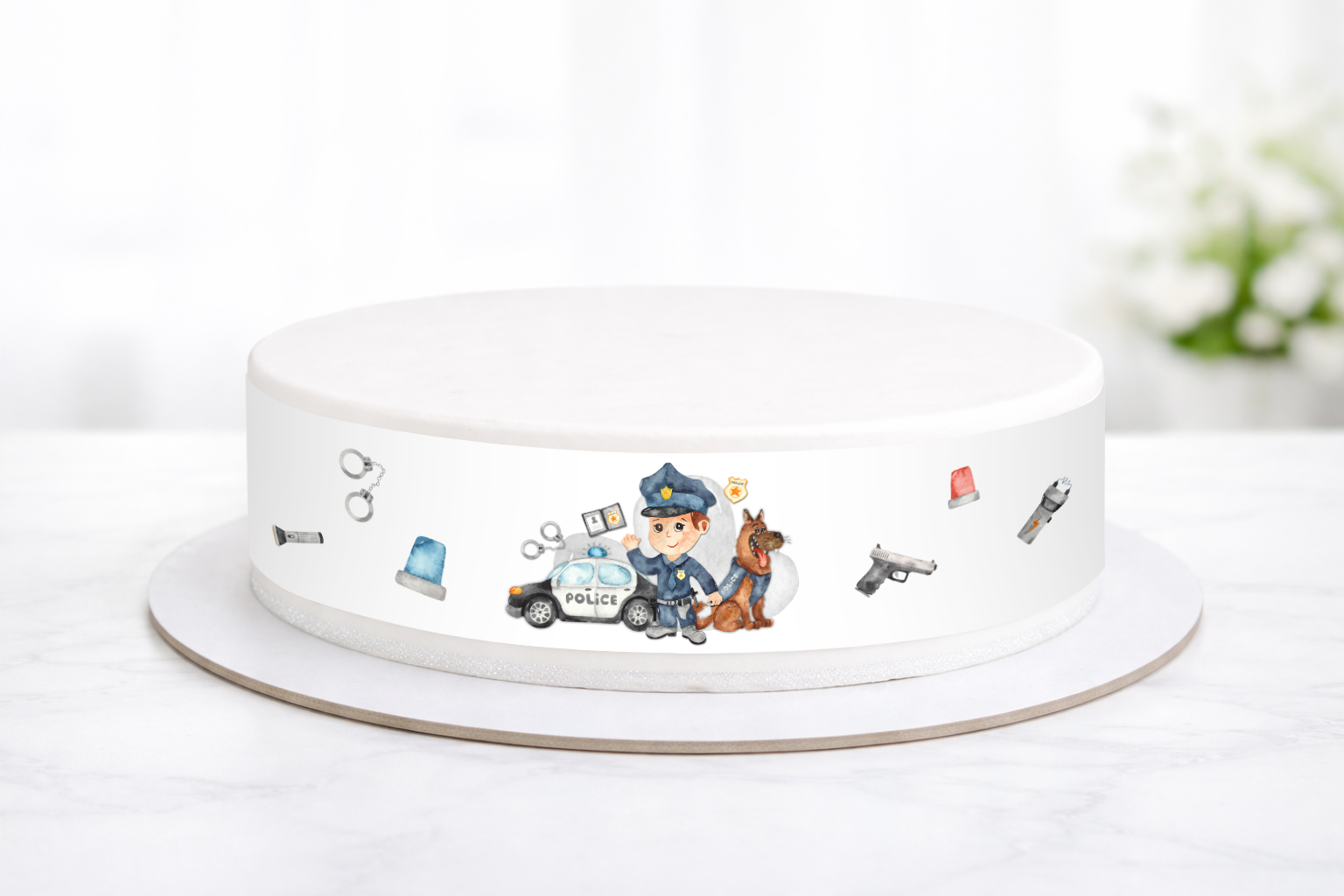 Tortenband Polizei