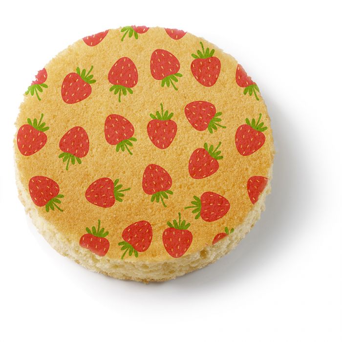 Essbares Transfer Sheet Erdbeeren für Teig, Gebäck & Backdekor 