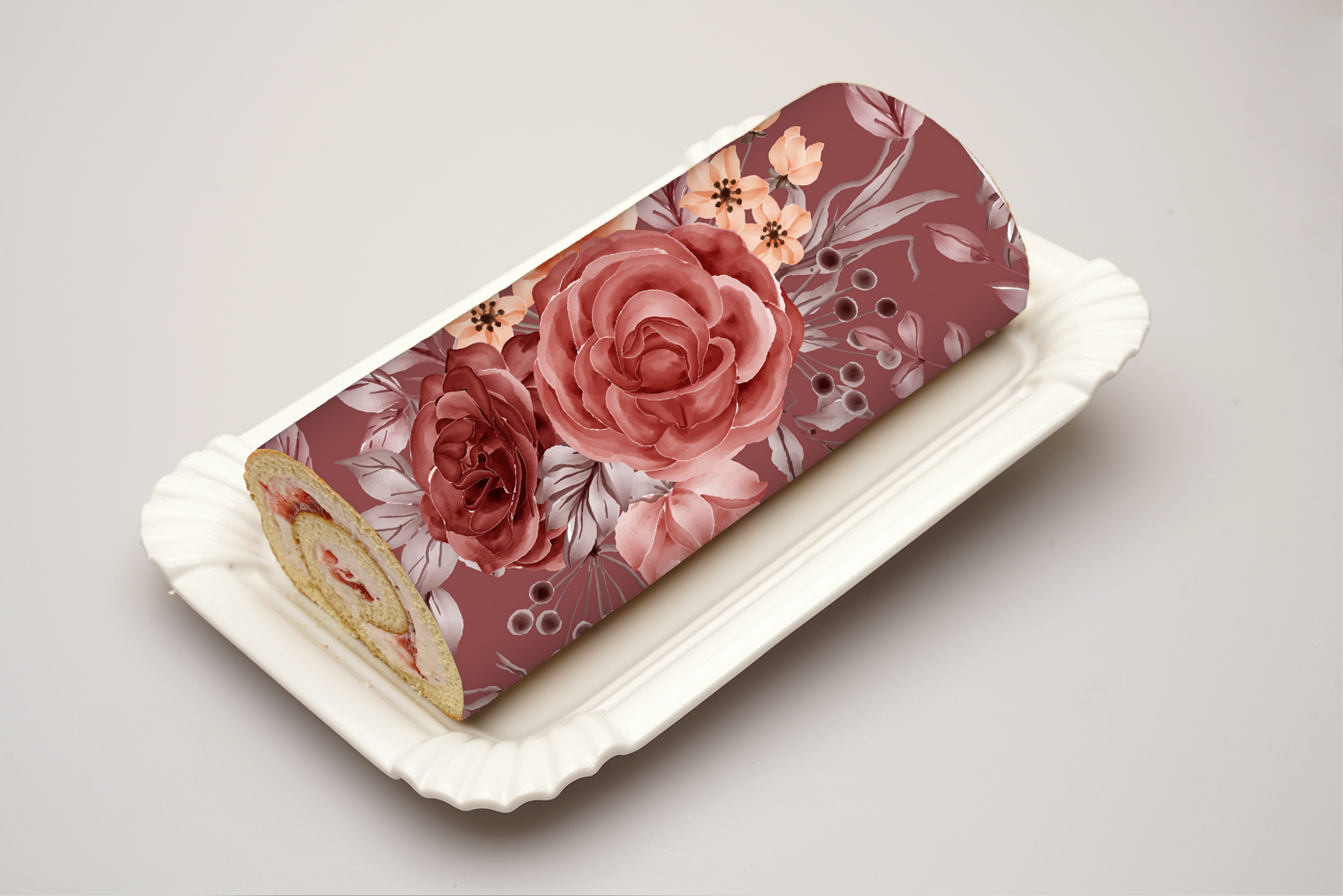 Rouladendekor Blumen