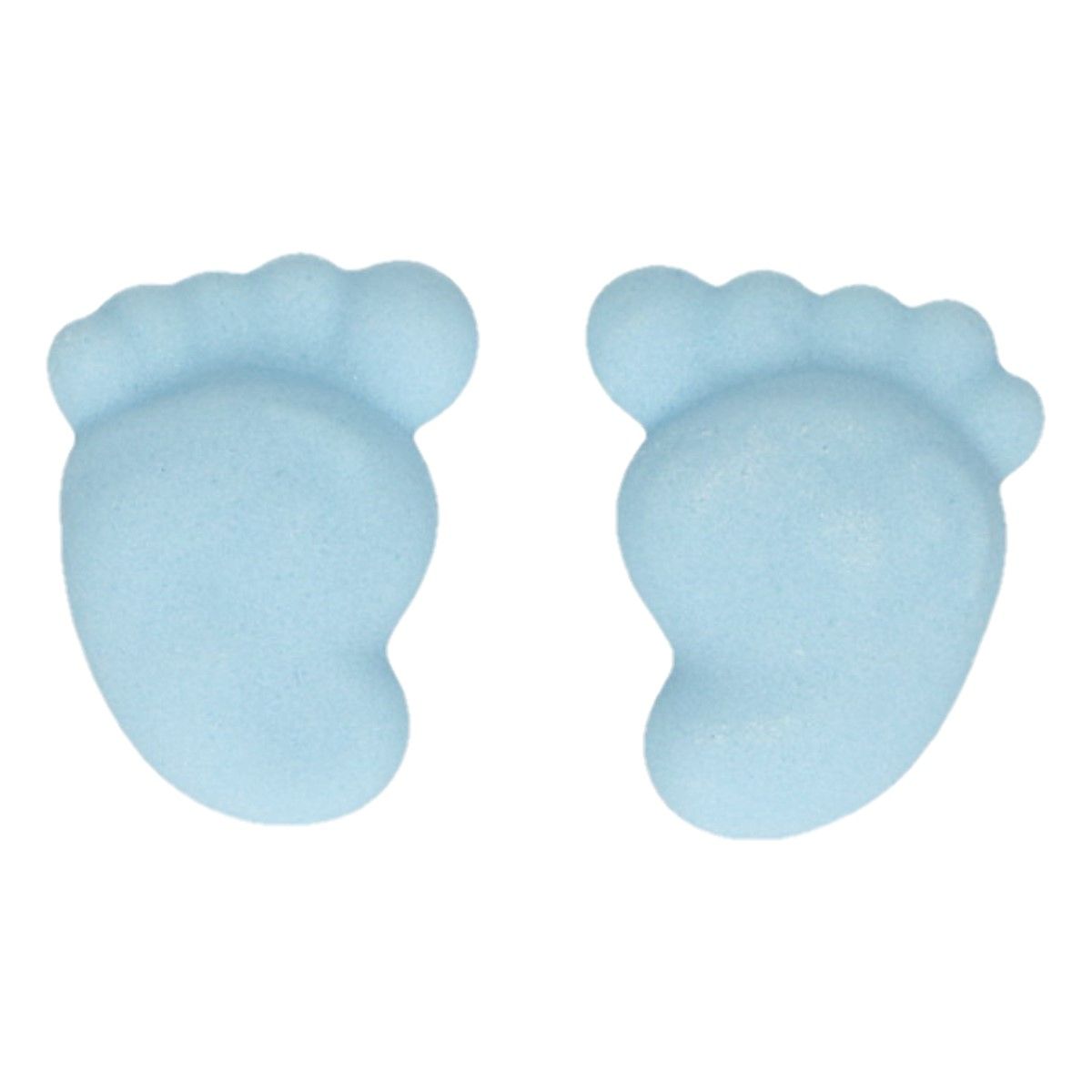 Zuckeraufleger Babyfüße blau