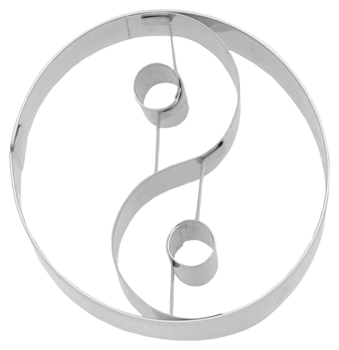Präge-Ausstecher Yin Yang 6 cm – Edelstahl  A78