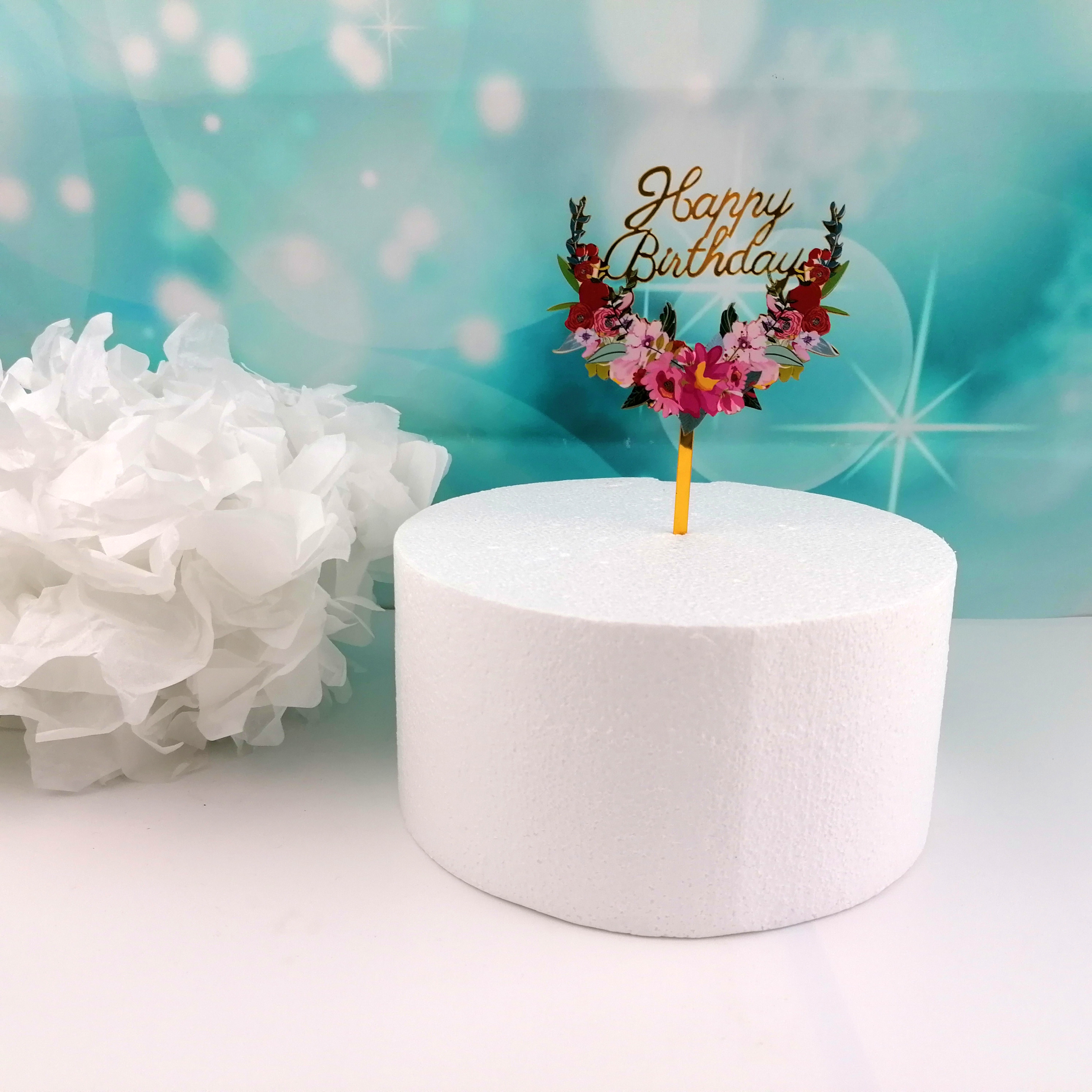 Cake Topper Happy Birthday