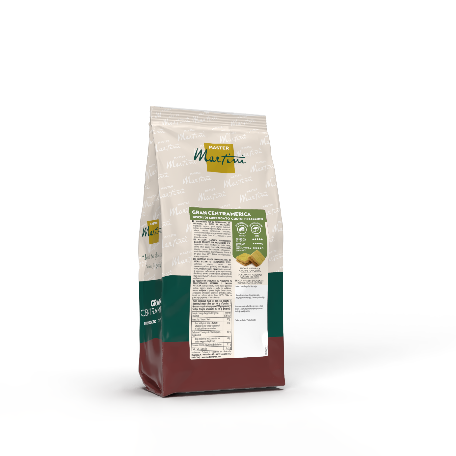 Pistazien Glasur grün 1 kg