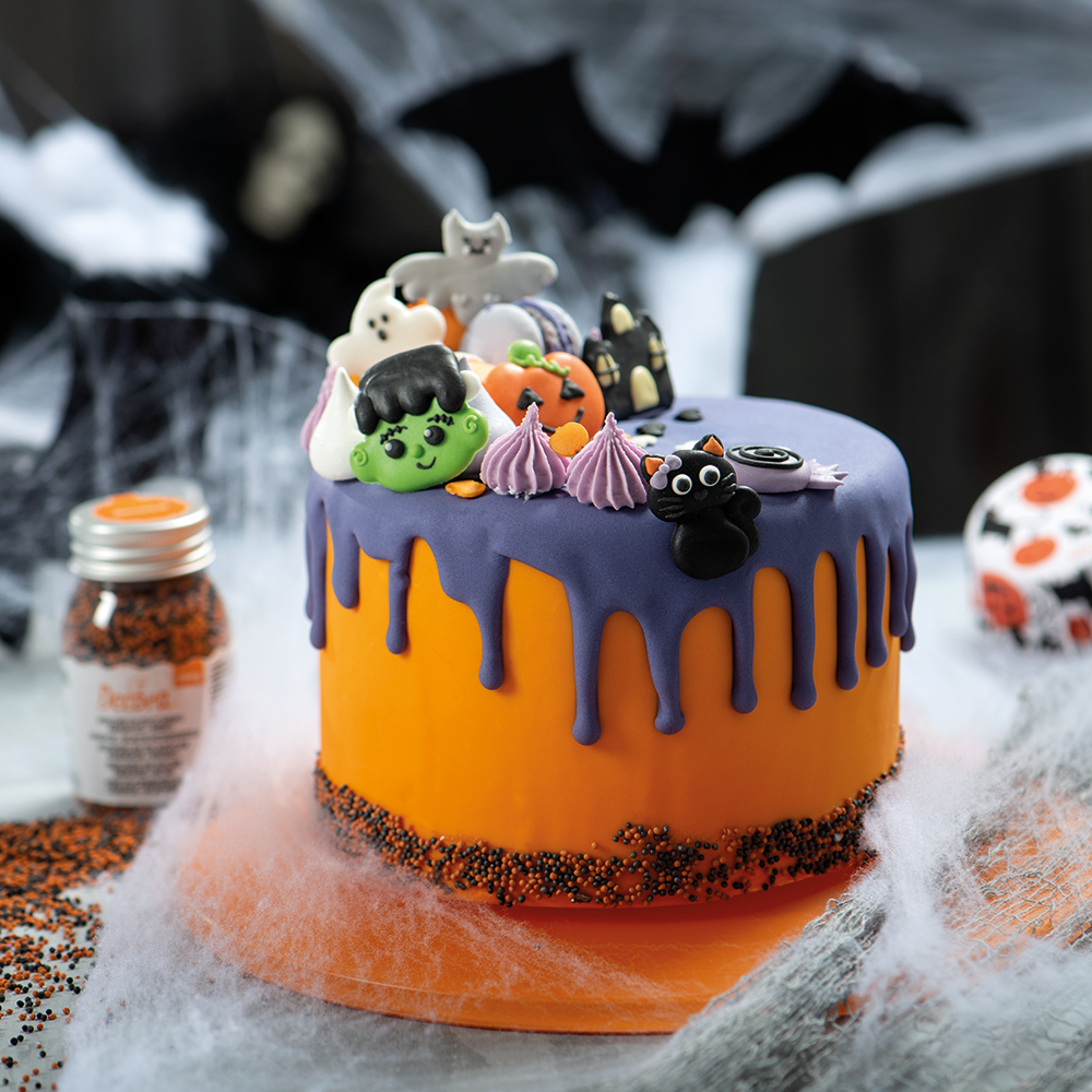 Zuckerdekoration Halloween - 6 Teile Zuckerdekoration Halloween - 6 Teile
