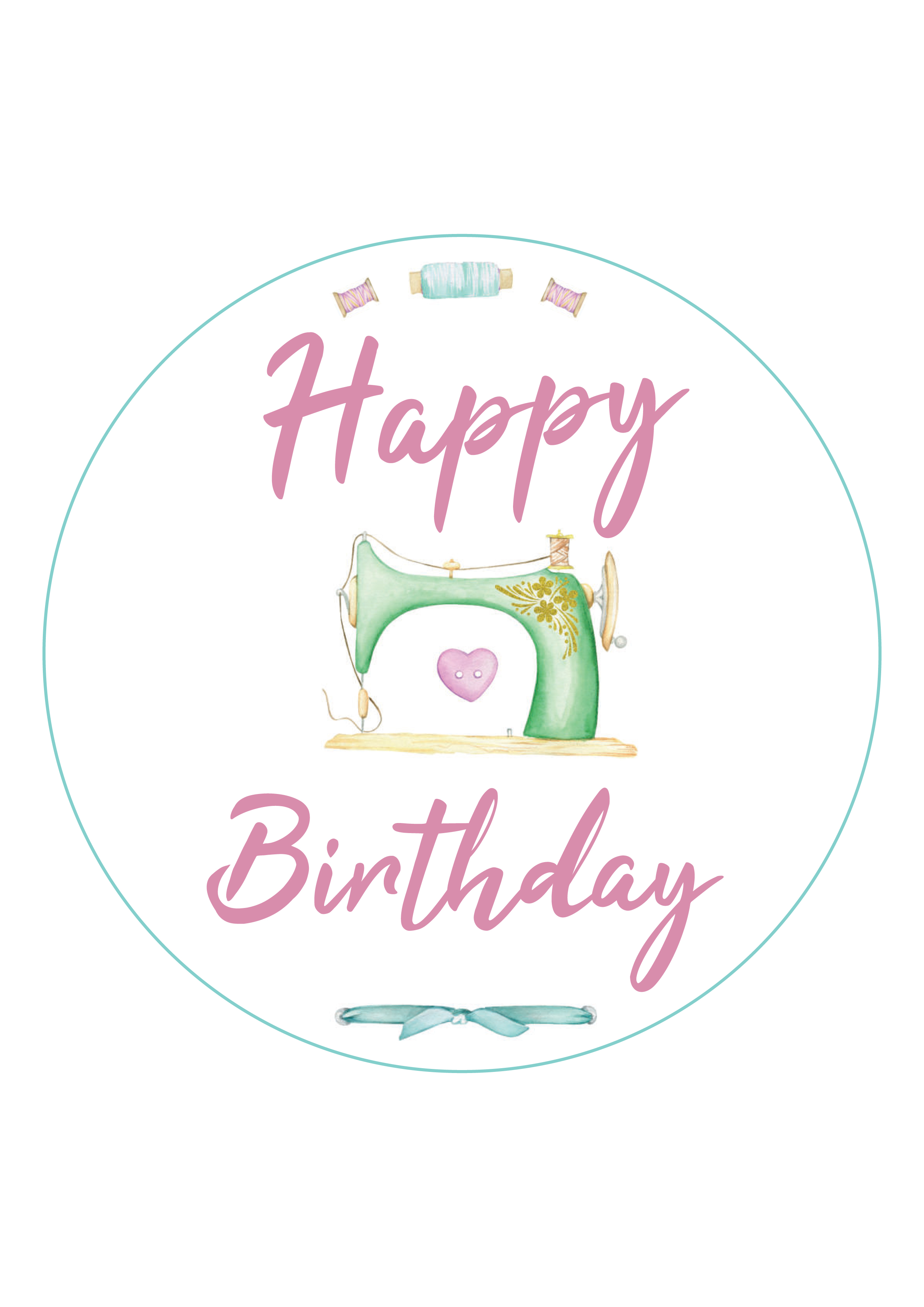 Tortenaufleger Nähen