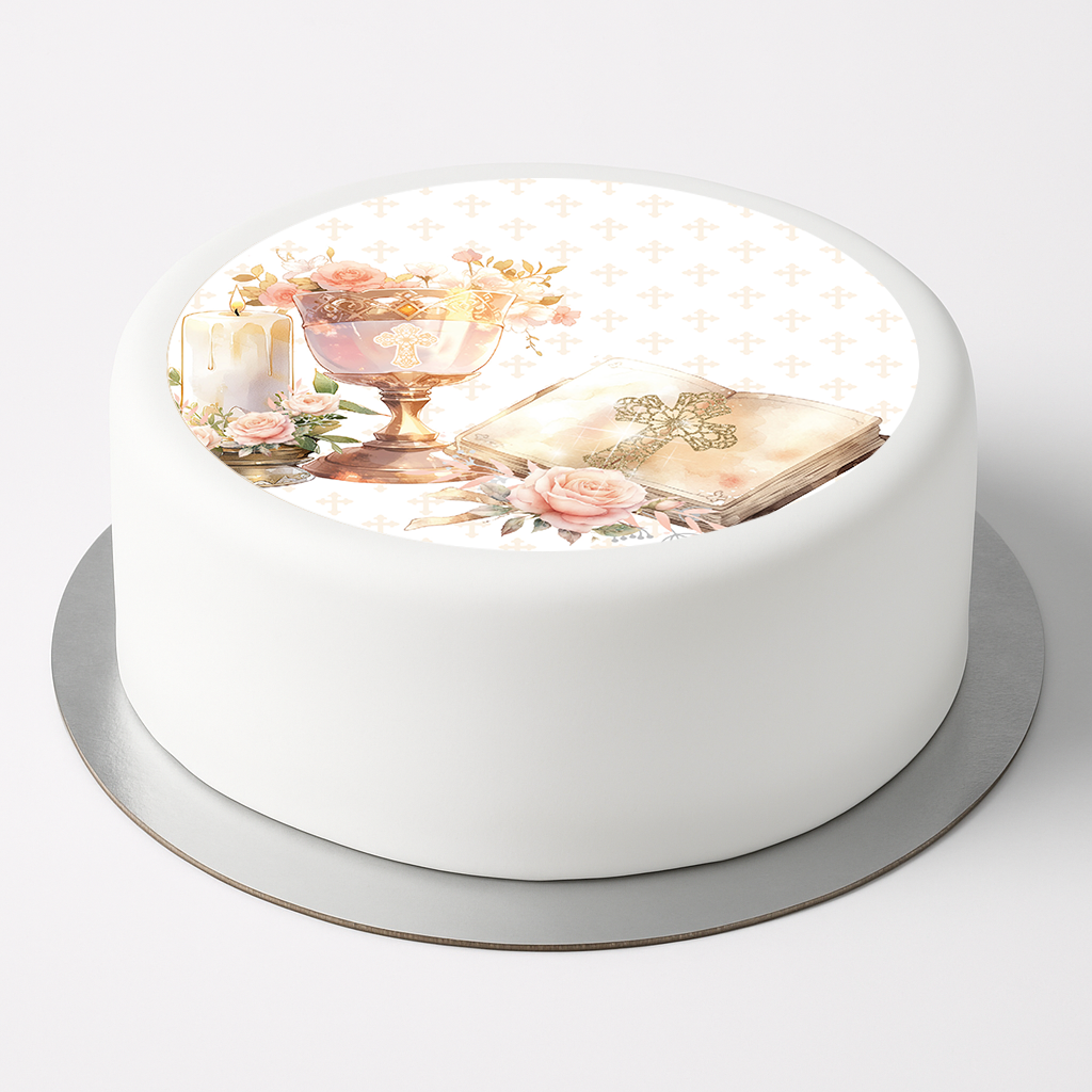 Tortenaufleger Erstkommunion 