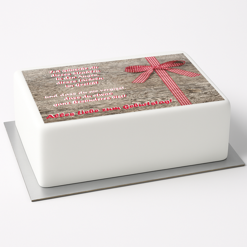 Tortenaufleger Geburtstag