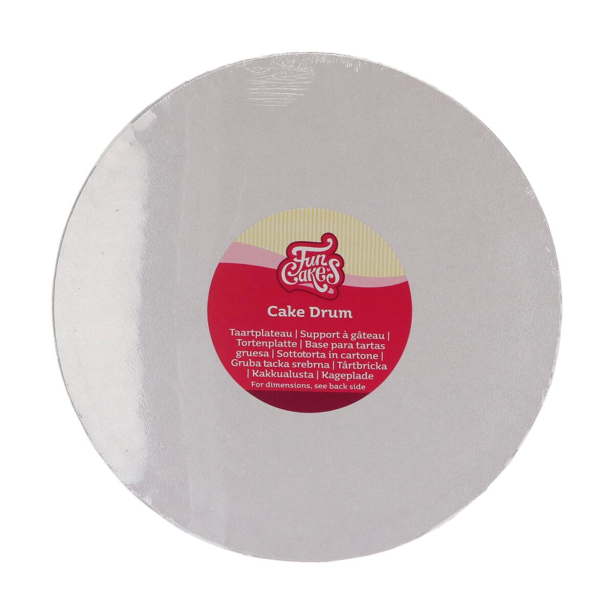 Tortenplatten rund Ø25 cm - Weiß
