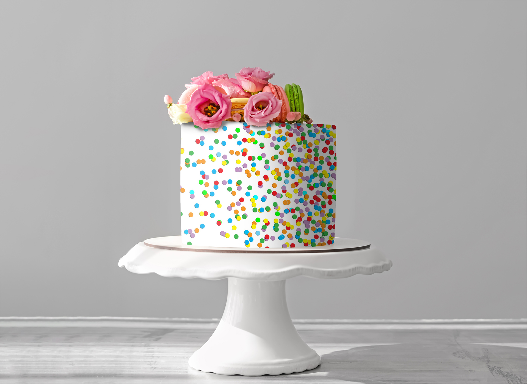 Deko Fondant Konfetti