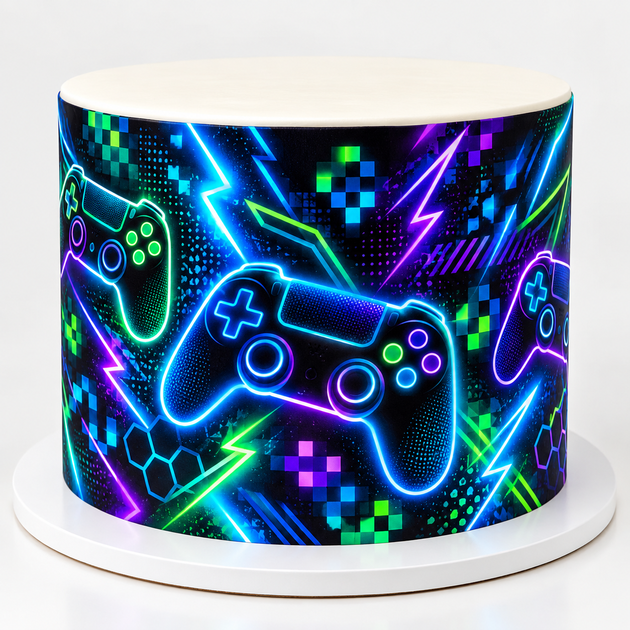 Deko-Fondant Gaming – Neon Controller