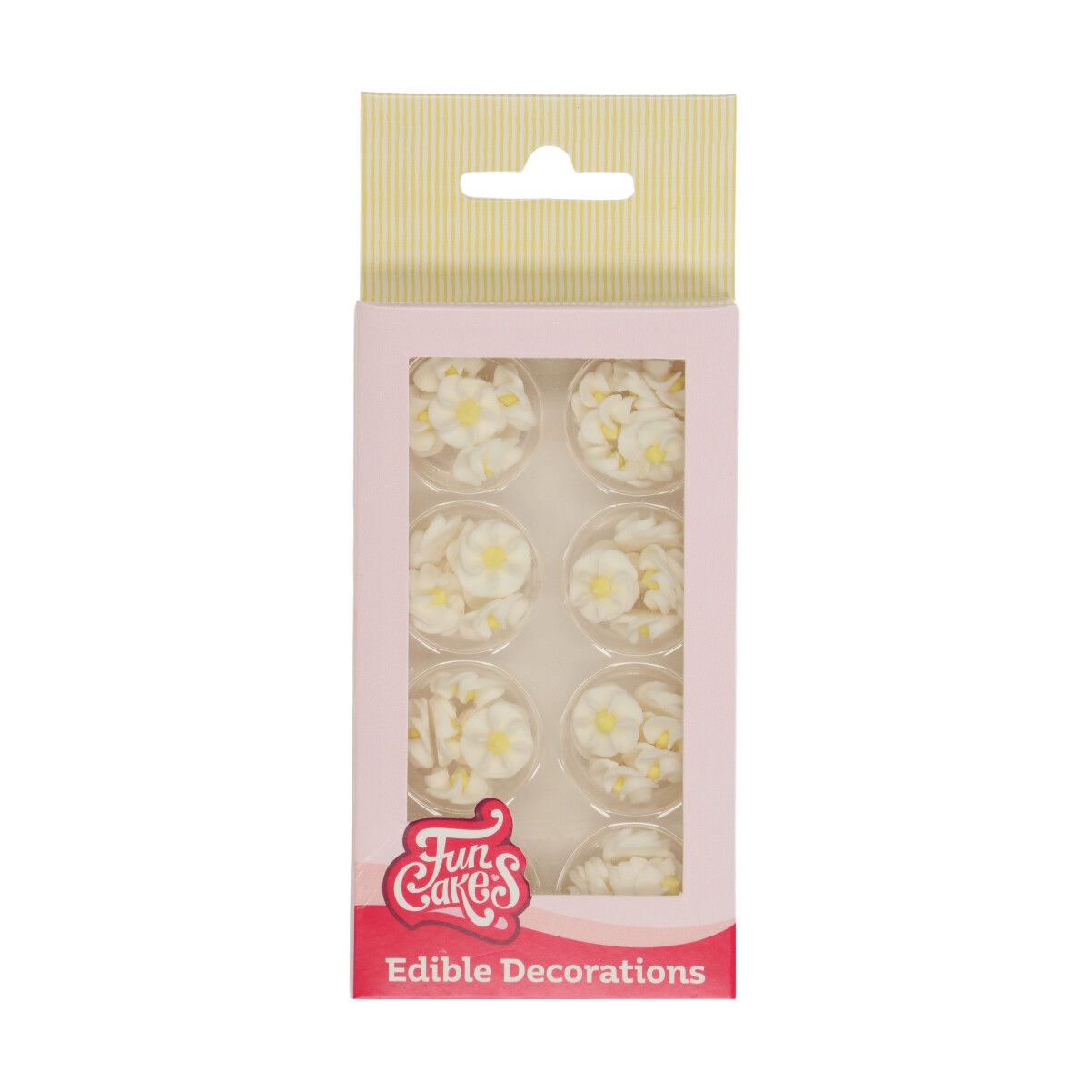 Zuckerdekoration Mini Blumen weiss