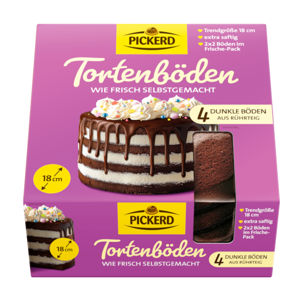 Tortenböden dunkel 500g  
