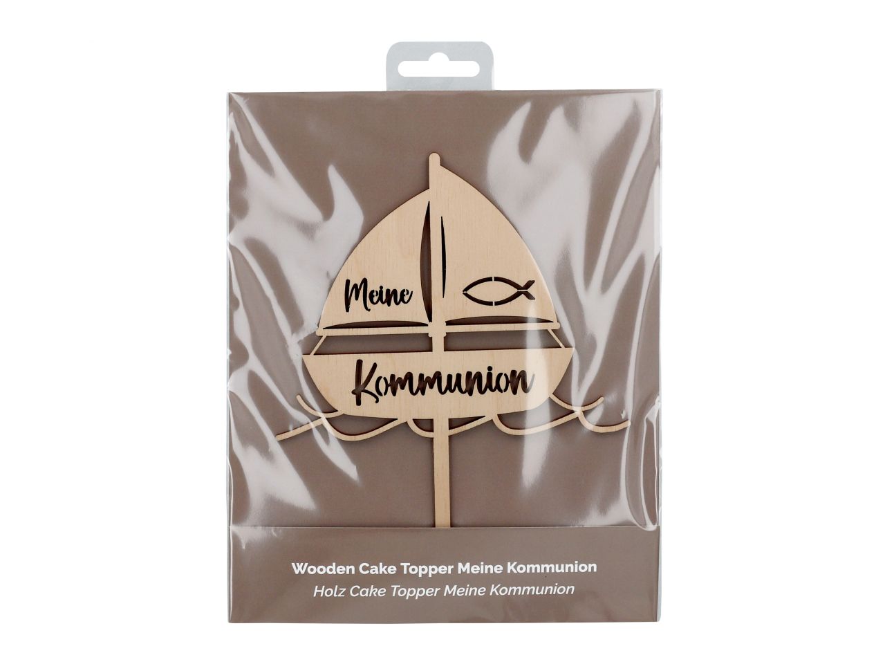  Cake Topper Holz Kommunion 