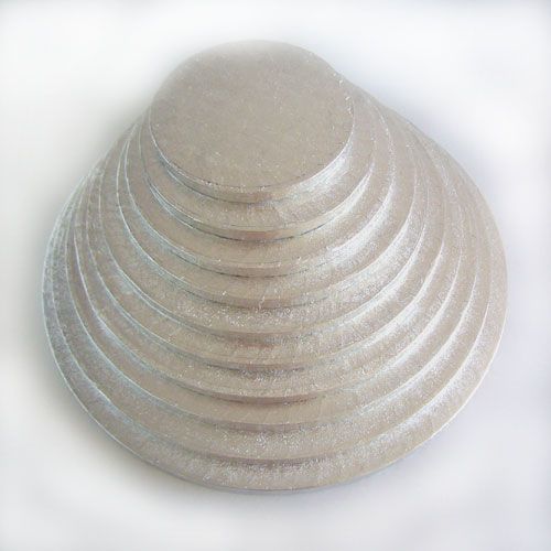 Tortenplatte silber 382 mm rund, 12 mm