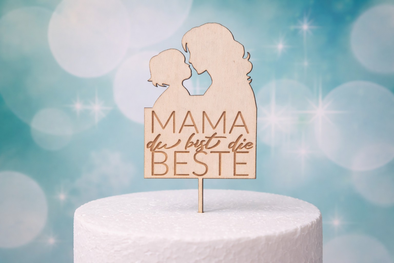 Cake Topper „Alles Liebe zum Muttertag“