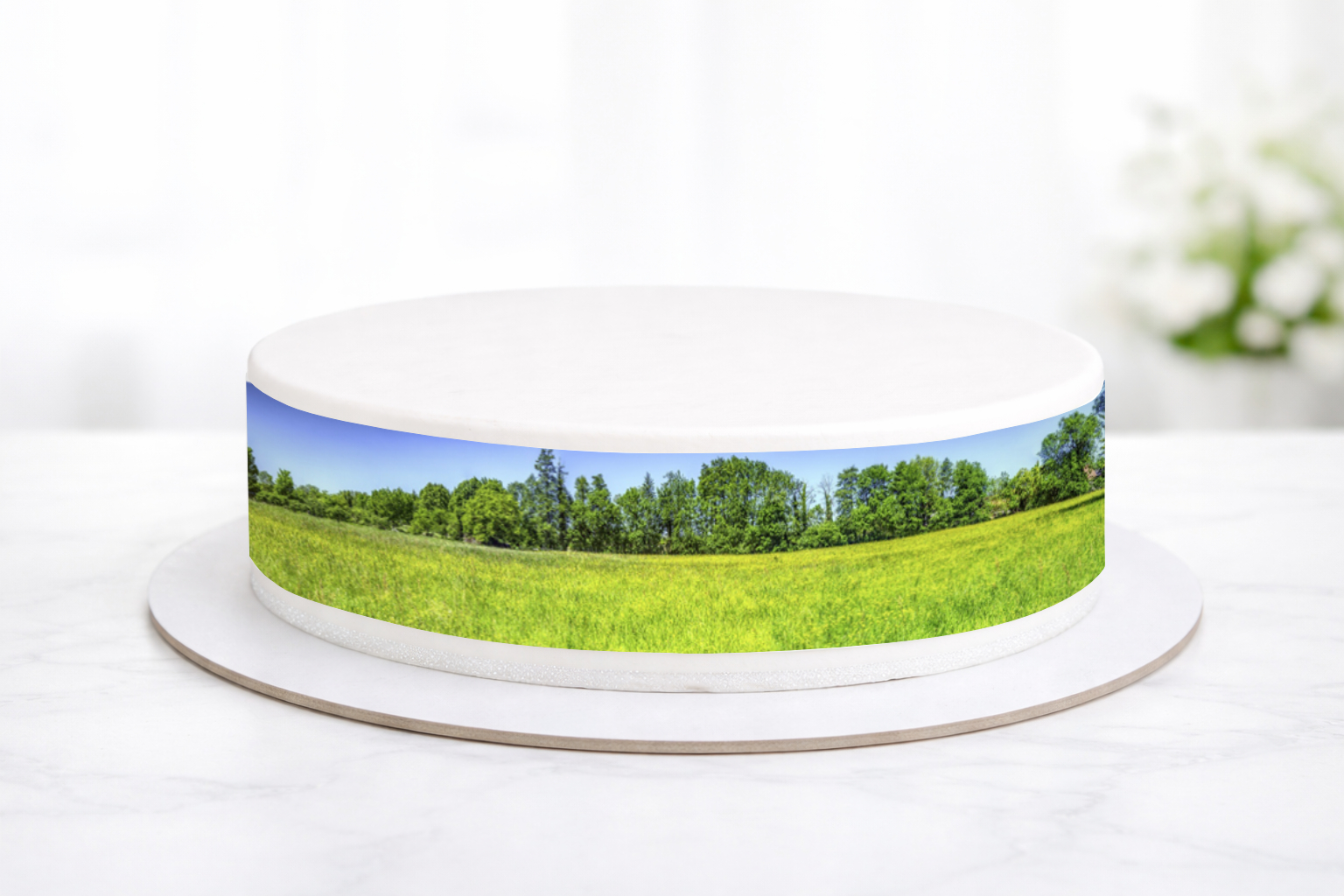 Tortenband Landschaft