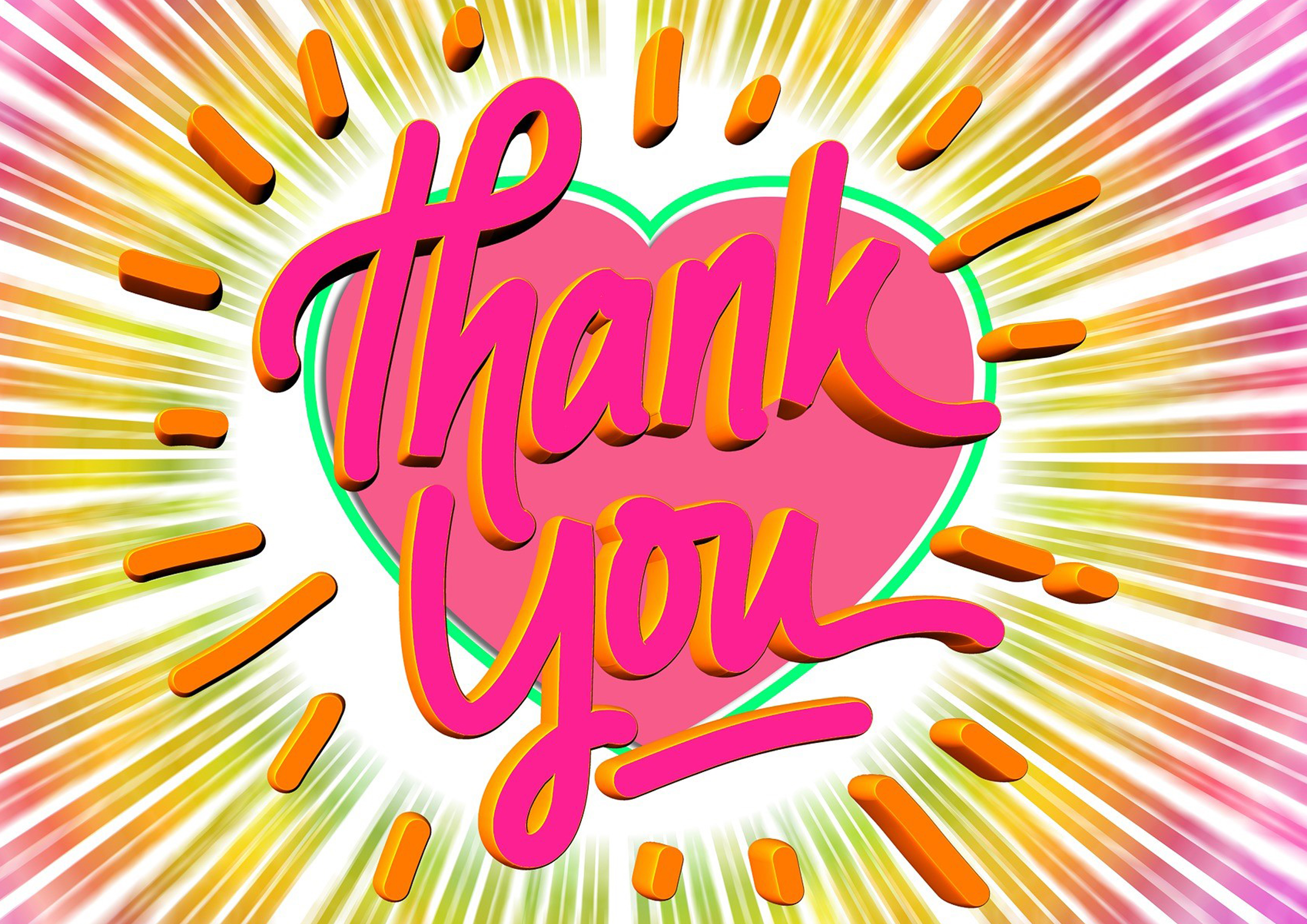 Rouladendekor Thank you