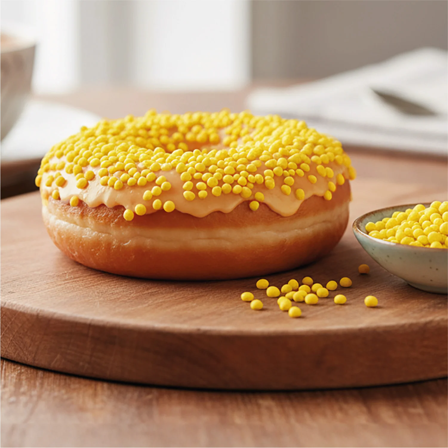 DekoCrunchies Zitrone 100 g – Knusprige Zuckerdekoration mit Zitronengeschmack für Torten, Cupcakes & Desserts
