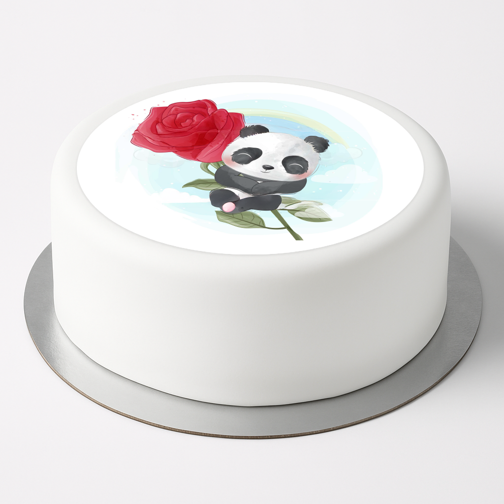 Tortenaufleger Pandabär
